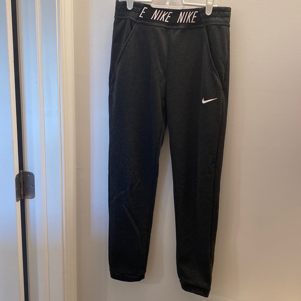 Girls charcoal gray joggers size YL